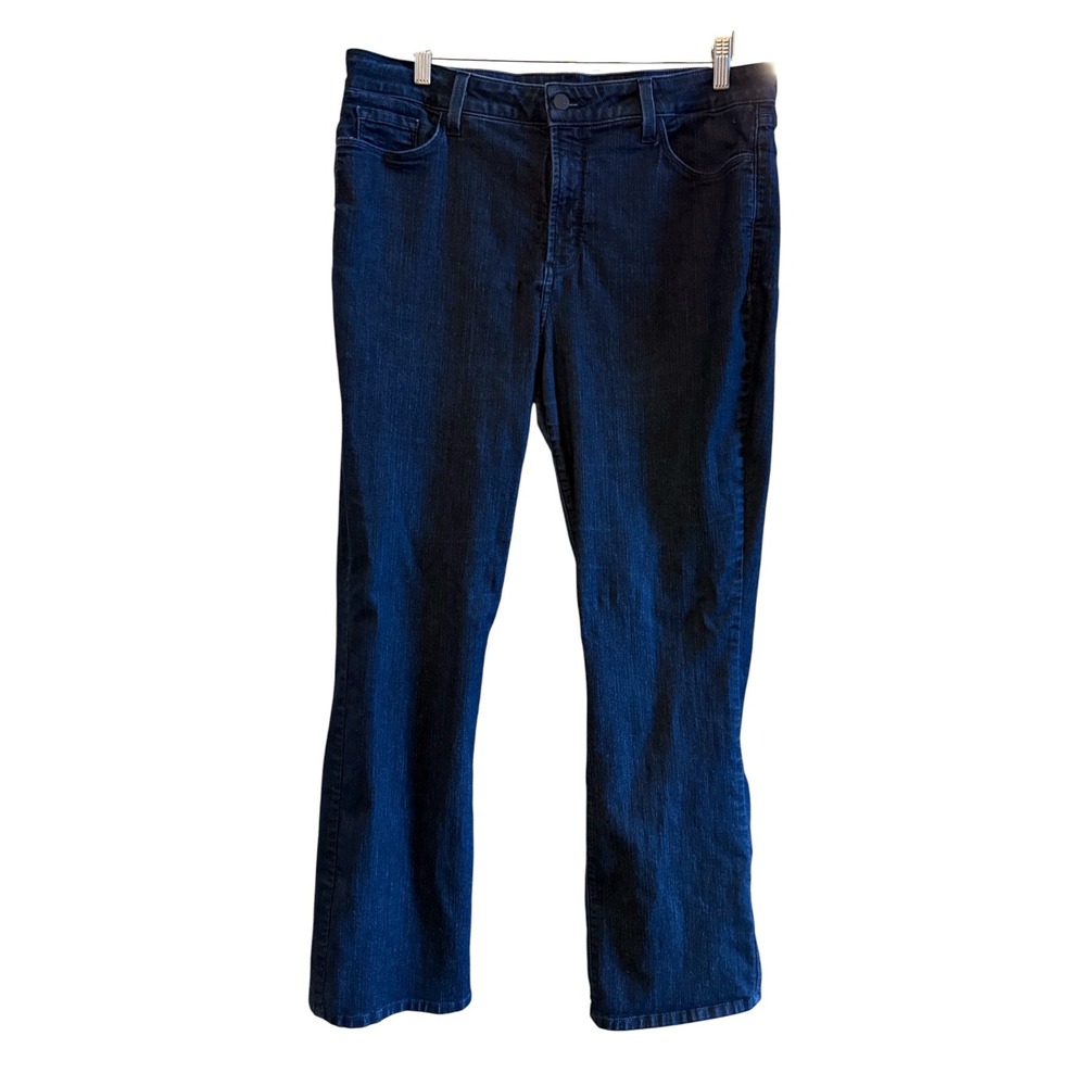 NYDJ Dark Wash Plus Sz 16W Classic Bootcut Blue Jeans Casual Minimalist Neutral